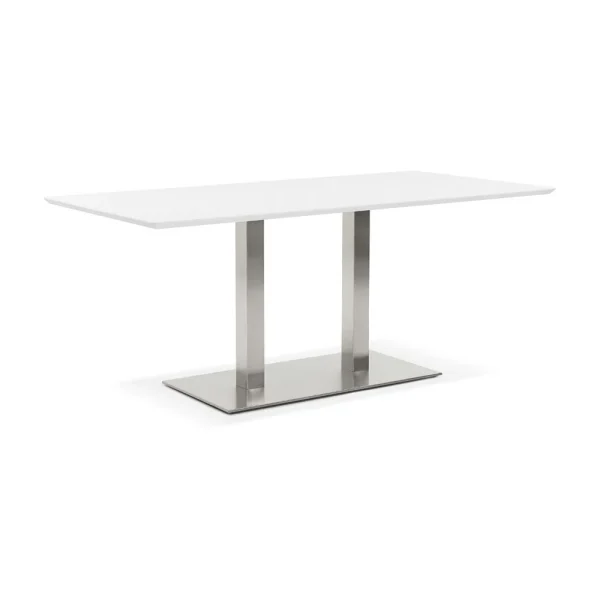 Alterego Table / Bureau Design ‘MAMBO’ Blanc – 180×90 Cm 4