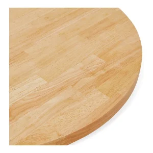 Alterego Plateau De Table ‘MASSIVO’ Rond En Bois Massif – Ø 70 Cm 12