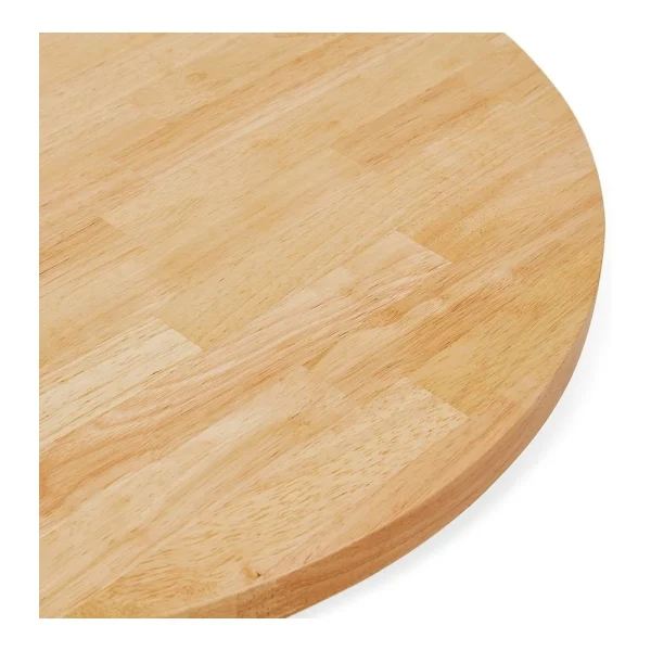 Alterego Plateau De Table ‘MASSIVO’ Rond En Bois Massif – Ø 70 Cm 5