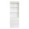 Hucoco MERIDA – Bibliothèque Stye Moderne – 3 Niches + 3 Tiroirs – 60x35x180… 25