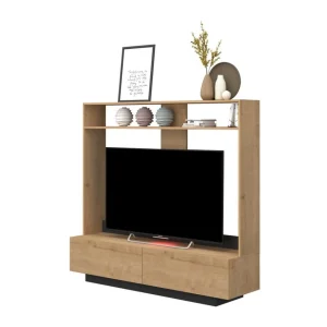 BUT Meuble TV 160 Cm CUBE Imitation Chêne 15