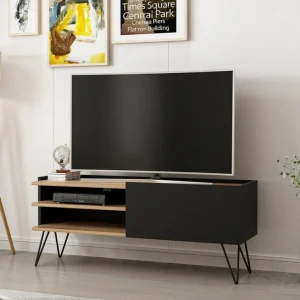 Homemania Meuble TV Aral – Avec Portes, étagères, Tablettes – Pour Le Salon – … 11