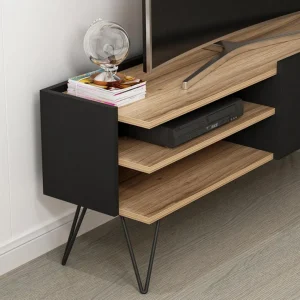 Homemania Meuble TV Aral – Avec Portes, étagères, Tablettes – Pour Le Salon – … 13