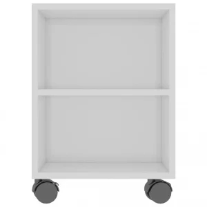 Chunhelife Meuble TV Blanc Brillant 120 X 35 X 43 Cm Aggloméré 15