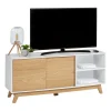 BUT Meuble TV CLEO Imitation Chêne/ Blanc 7