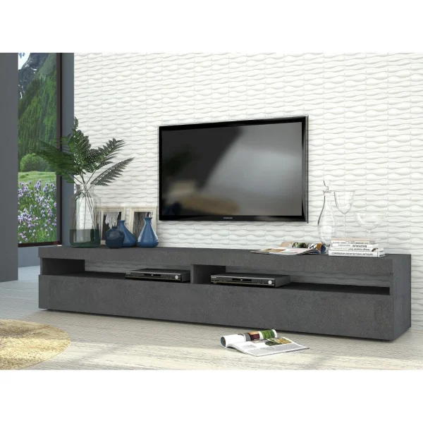 ALTER Meuble TV De Salon, Made In Italy, Meuble TV Avec 2 Portes Battantes, … 1