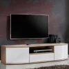 Ac-Deco Meuble TV Design Ontario 150cm Blanc 19