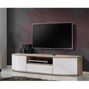 Ac-Deco Meuble TV Design Ontario 150cm Blanc 9