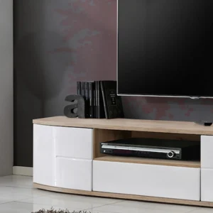 Ac-Deco Meuble TV Design Ontario 150cm Blanc 11