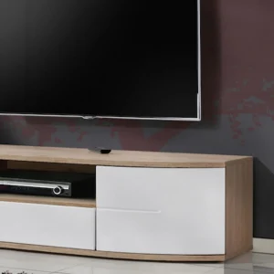 Ac-Deco Meuble TV Design Ontario 150cm Blanc 13