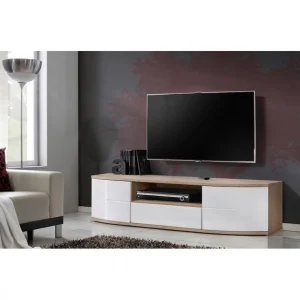 Ac-Deco Meuble TV Design Ontario 150cm Blanc 15