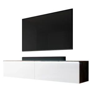 Furnix Meuble Tv / Meuble Tv Suspendu BARGO 140 X 32 X 34 Cm Style Contempora… 7