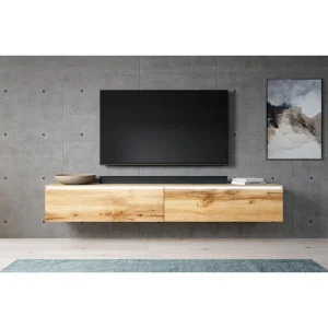 Furnix Meuble Tv / Meuble Tv Suspendu BARGO 180 X 32 X 34 Cm Style Contempora… 9