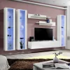 Ac-Deco Meuble TV Mural Design Fly II 310cm Blanc 19