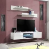 Ac-Deco Meuble TV Mural Design Fly III 160cm Blanc 10