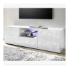 HAPPYMOBILI Meuble TV 180 Cm Design Blanc Laqué ANTONIO 17