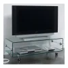 KASALINEA Meuble TV En Verre Transparent Design CANDY 17