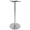 Alterego Pied De Table ‘PLATO’ 110 En Acier Brossé Avec Base Ronde 19