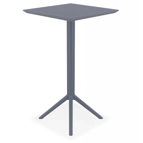 Alterego Table Haute Pliable ‘FOLY BAR’ Gris Foncé Pour Intérieur Et Extérie… 5