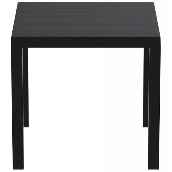 Alterego Table De Terrasse ‘CANTINA’ Design En Matière Plastique Noire – 80×80… 4