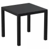 Alterego Table De Terrasse ‘CANTINA’ Design En Matière Plastique Noire – 80×80… 7