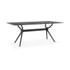 Alterego Table Interieur/exterieur ‘OCEAN’ Design En Matière Plastique Noire -… 5