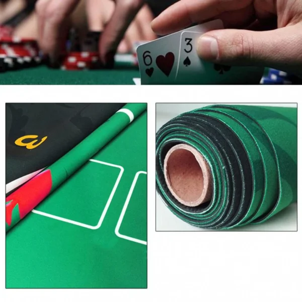 Marque Generique Pliage Table De Poker Tapis Supérieur, Professionnel Texas Portable E… 4