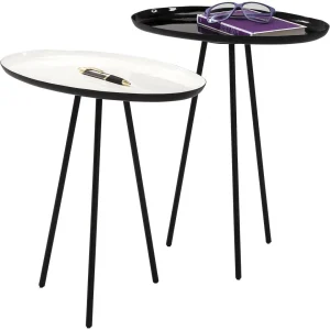 Kare Design Set De 2 Tables D’appoint Uovo 15