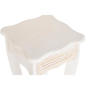 Pegane Set De 2 Tables D’appoints En Bois MDF Coloris Blanc 15