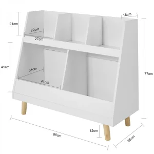 SoBuy® KMB19-W Bibliothèque Étagère à Livres Enfants Étagère De… 13