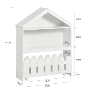 SoBuy® KMB52-W Étagère Enfant, Organisateur Jouets Et Livres, Meubl… 11