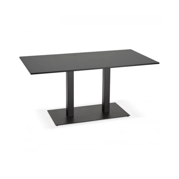 Kokoon Design Table à Diner Design VAXA BLACK 80x160x75 Cm 1