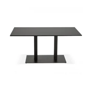 Kokoon Design Table à Diner Design VAXA BLACK 80x160x75 Cm 9