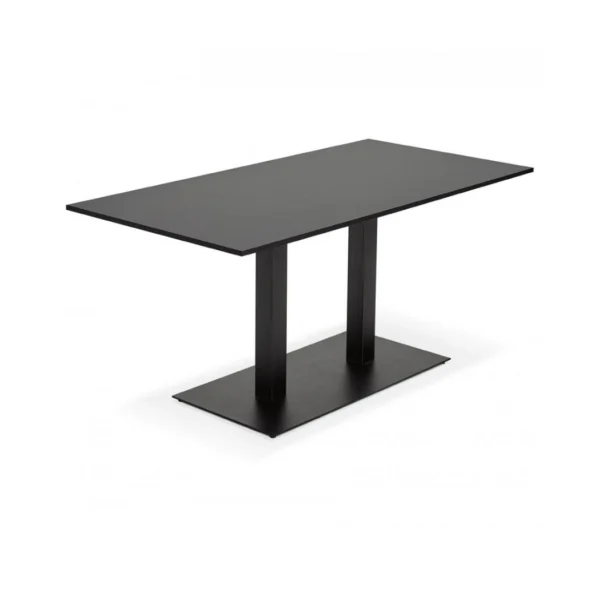 Kokoon Design Table à Diner Design VAXA BLACK 80x160x75 Cm 5