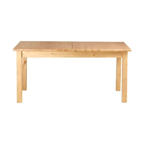 MES Table à Manger 160 Cm Avec Allonge En Pin Massif – THIVIER 1