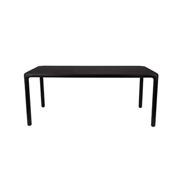 MES Table à Manger 180x90x75 Cm Décor Frêne Noir – STORM 1