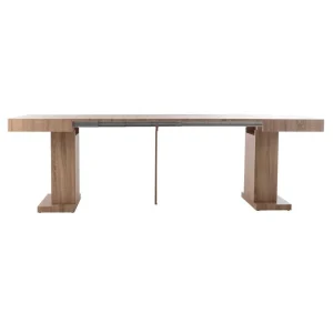 Vente-unique Table à Manger Extensible 4 à 10 Couverts En MDF – Naturel – MIROSLA… 13