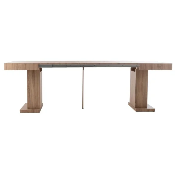 Vente-unique Table à Manger Extensible 4 à 10 Couverts En MDF – Naturel – MIROSLA… 5