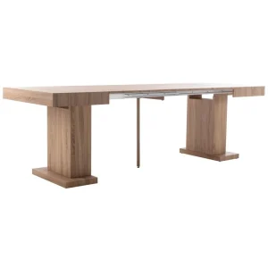 Vente-unique Table à Manger Extensible 4 à 10 Couverts En MDF – Naturel – MIROSLA… 15