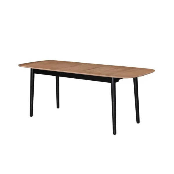 Vente-unique Table à Manger Extensible 6 à 8 Couverts En MDF Et Hévéa – Naturel… 6