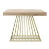 Paris Prix Table à Manger Extensible En Bois Build II 90-240cm Naturel & Or 7