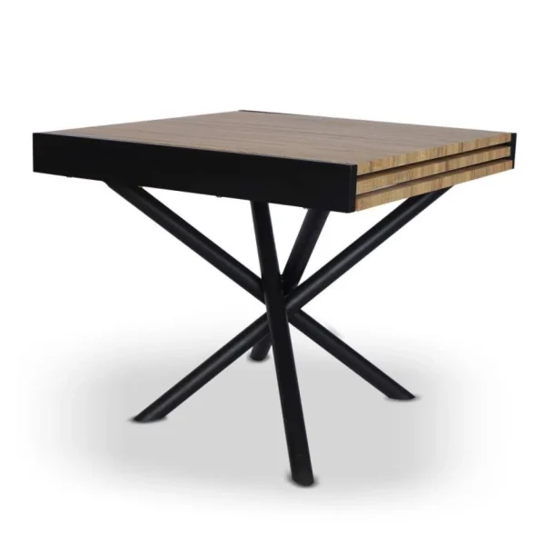 Paris Prix Table à Manger Extensible Freida 90-180cm Marron 1