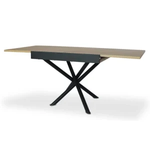 Paris Prix Table à Manger Extensible Freida 90-180cm Marron 9