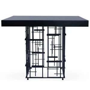 Paris Prix Table à Manger Extensible Marsha 90-240cm Noir 8