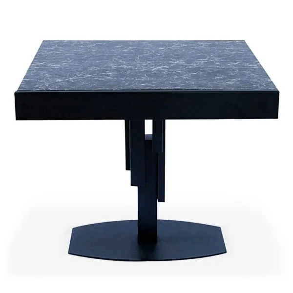 Paris Prix Table à Manger Extensible Régina 90-180cm Noir 1