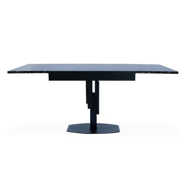 Paris Prix Table à Manger Extensible Régina 90-180cm Noir 3