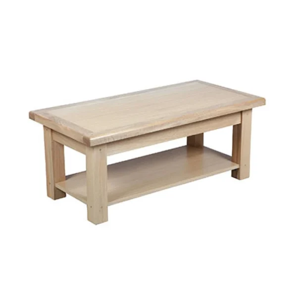 MES Table Basse 110 Cm En Chêne Massif – VARS 1