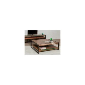 Delorm Table Basse 120 Cm Double Plateaux En Teck Recyclé – TUNDRA 8