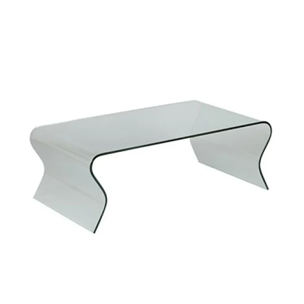 MES Table Basse 120x65x42 Cm En Verre Trempé – GLASS 1