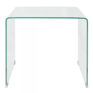 SANS MARQUE Table Basse 49,5 X 50 X 45 Cm Verre Trempé Transparent – Transparent 9